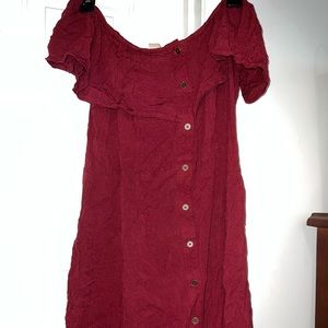 Off the shoulder dress